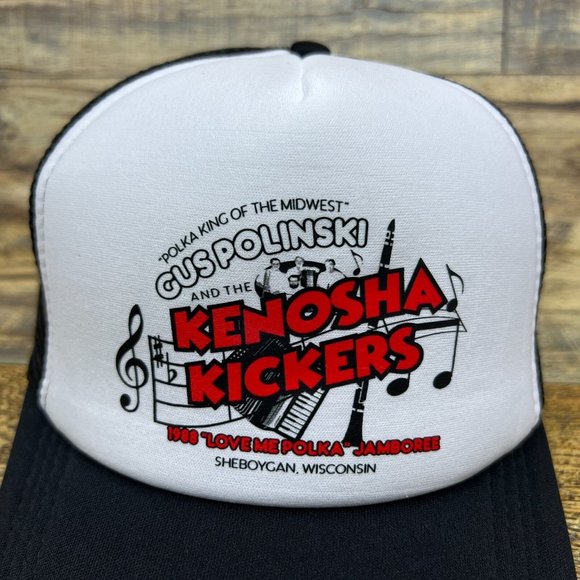 Kenosha Kickers Mens Trucker Hat Black Snapback Home Alone Sheboygan Wisconsin - Picture 3 of 8